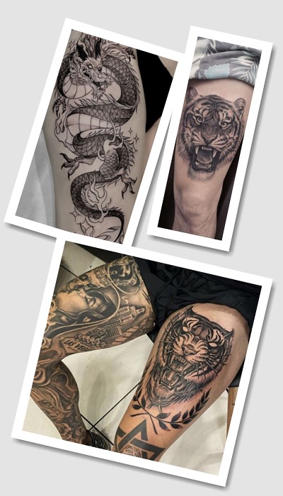 тату на стегні