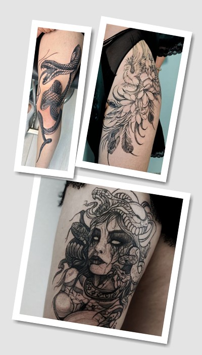 татуювання на стегні