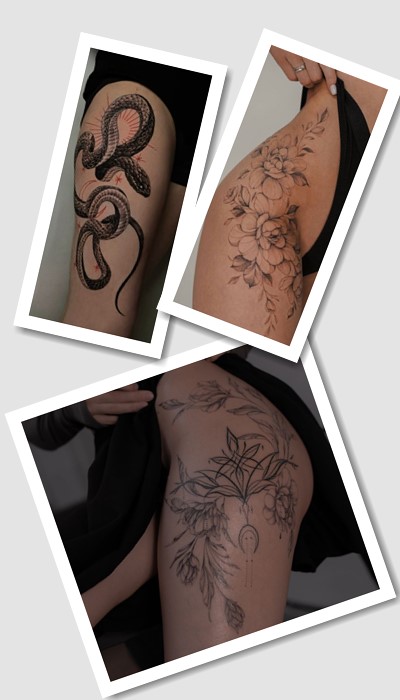 кому підійде татуювання на стегні