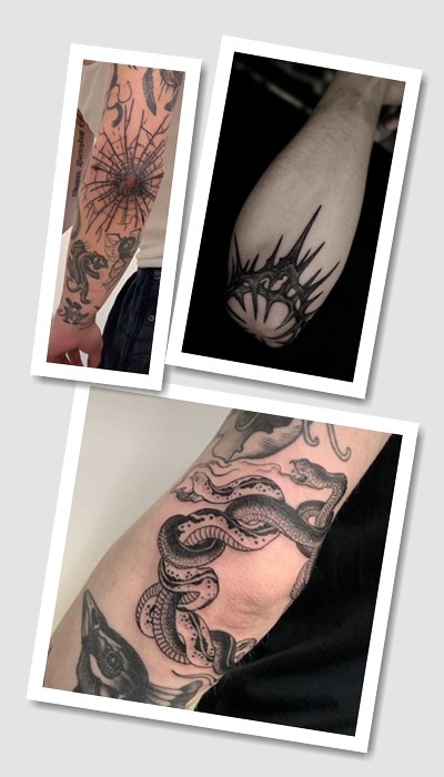 татуювання на лікті