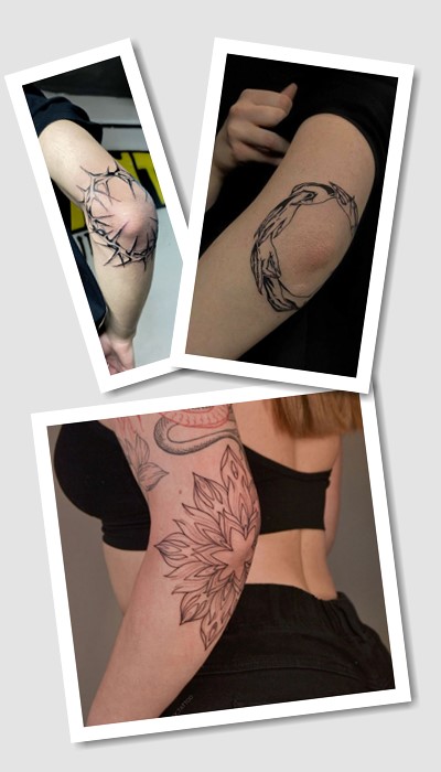 кому підійде тату на лікті