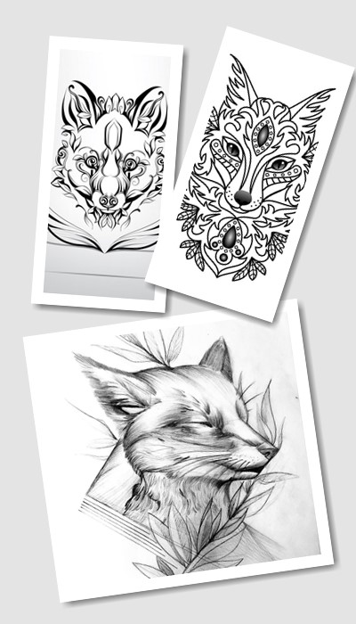 що означає ескіз тату Лисиця