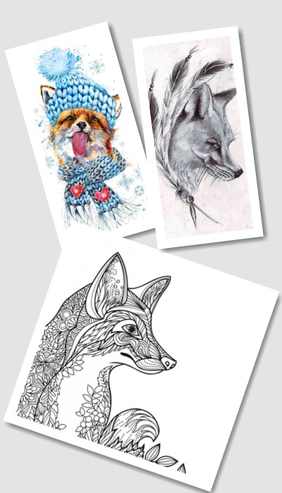 що означає ескіз татуювання Лисиця