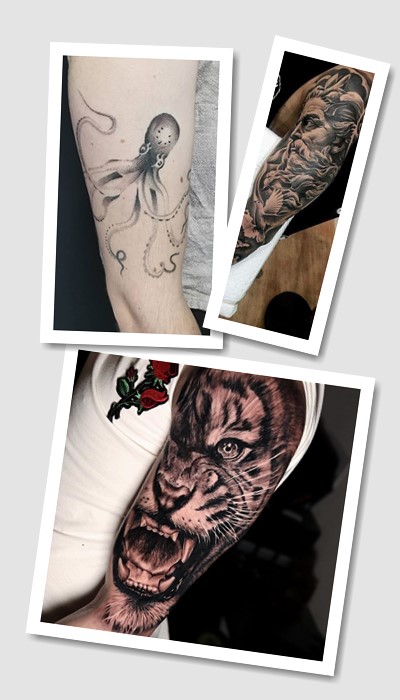 кому підійде тату на плечі