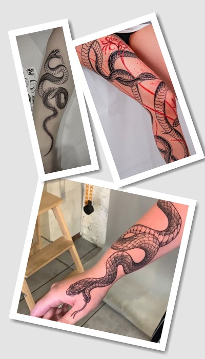татуювання змія на руці