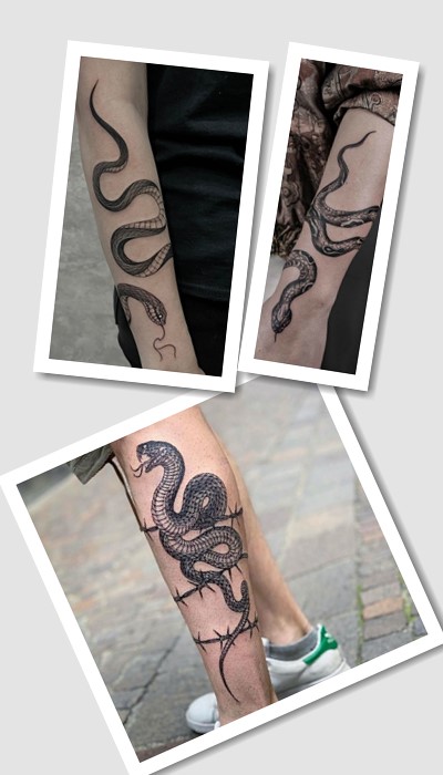 значення тату змія на руці