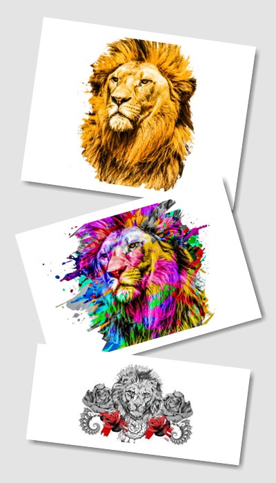 значення ескіз татуювання Лев