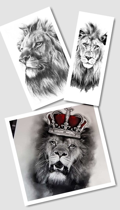 що означає ескіз тату Лев