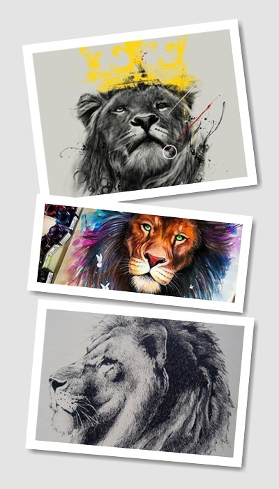 що означає ескіз татуювання Лев