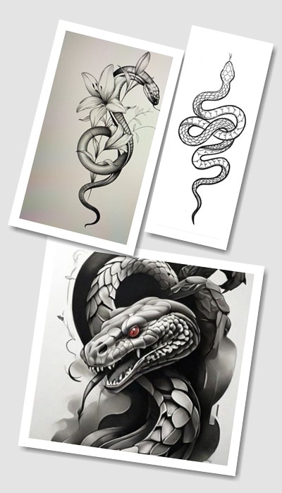 що означає ескіз тату Змія