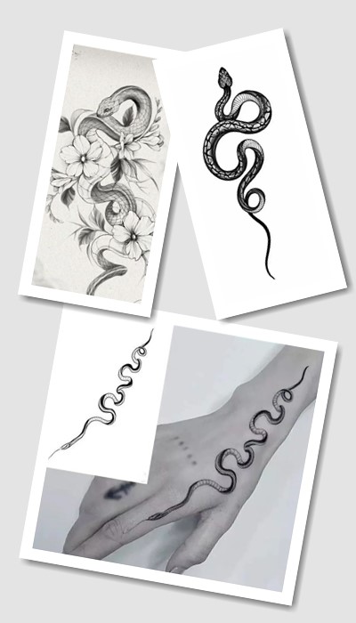ідеї ескізів татуювання Змія
