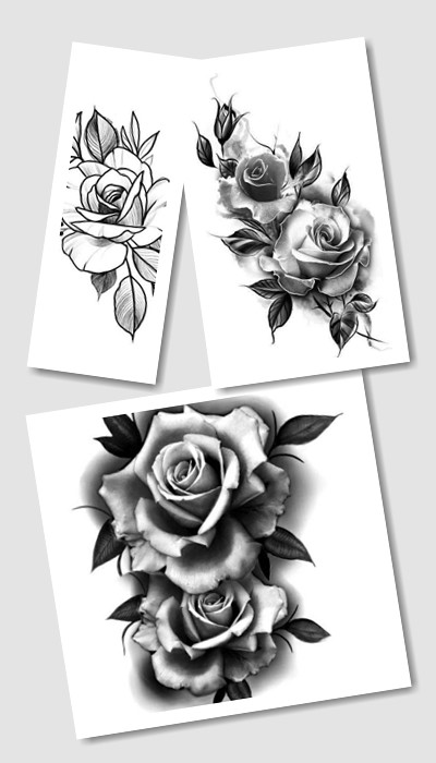 що означає ескіз тату Троянда