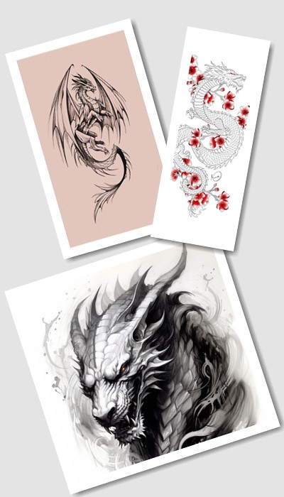 кому підійде ескіз татуювання Дракон