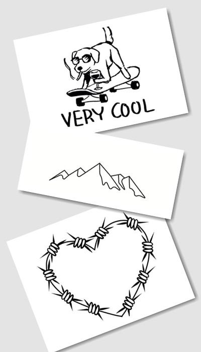 Ескізи тату легкі