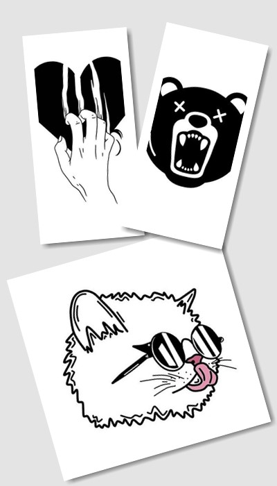 легкий ескіз татуювання у Києві