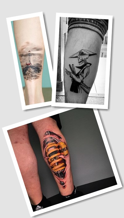 татуювання на голені