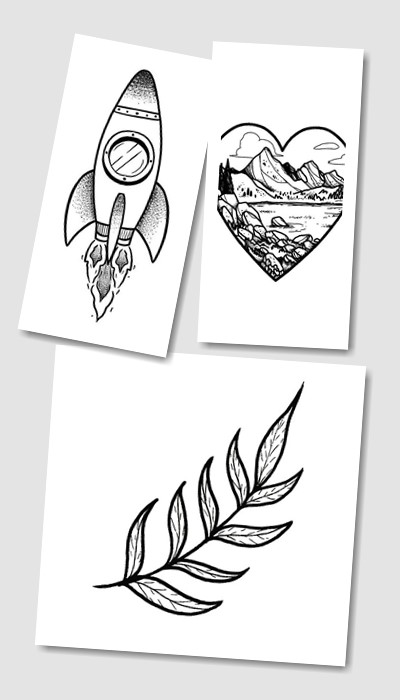 Ескізи тату маленькі