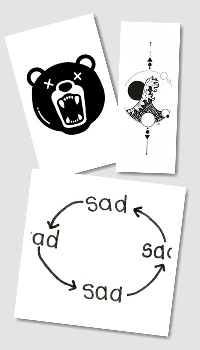 кому підійде маленький ескіз татуювання 