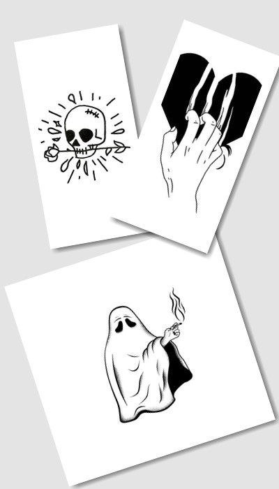 ідеї маленьких ескізів татуювання  