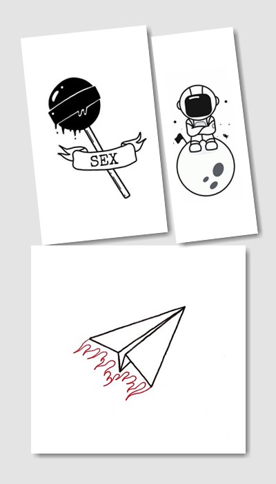 маленький ескіз татуювання у Києві