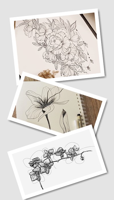 що означає ескіз тату квітів