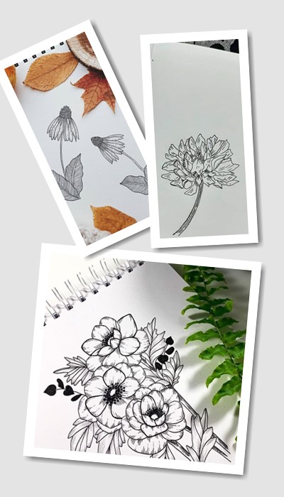 кому підійде ескіз татуювання квітів