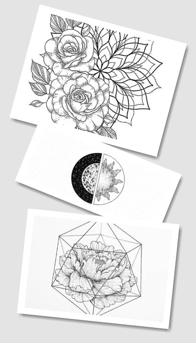 що означає ескіз тату жіночі