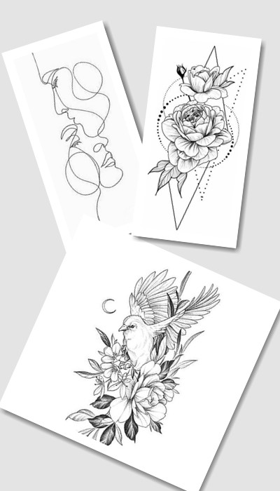 що означає ескіз татуювання жіночі