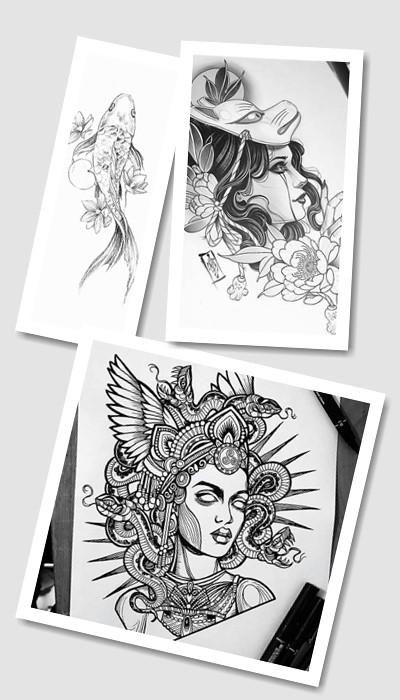 кому підійде ескіз тату жіночі