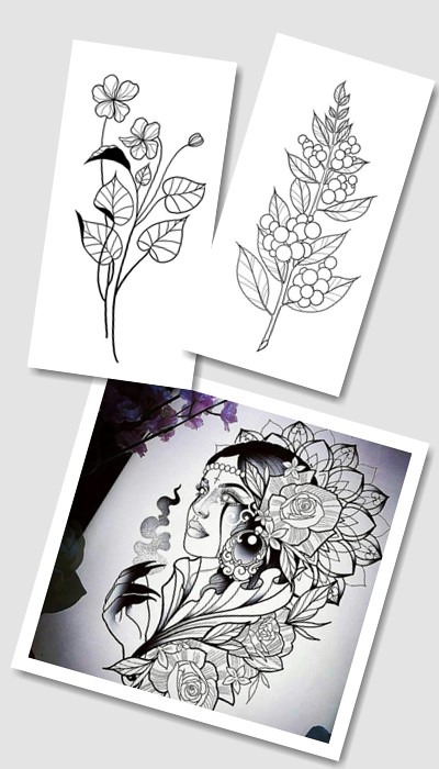 ідеї ескізів татуювання жіночі