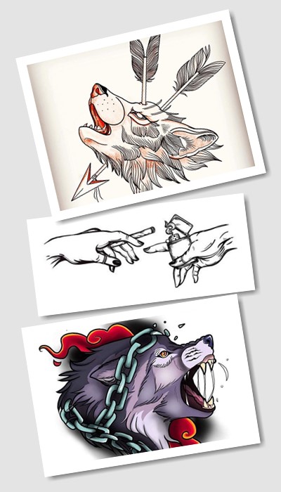 ескізи на ногу татуювання у Києві