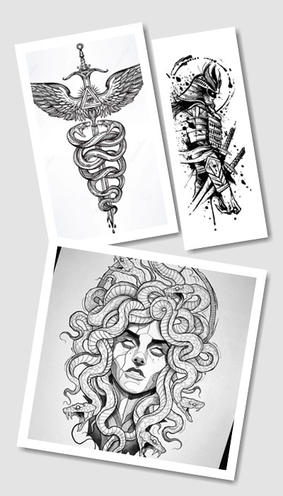 ескізи на ногу татуювання