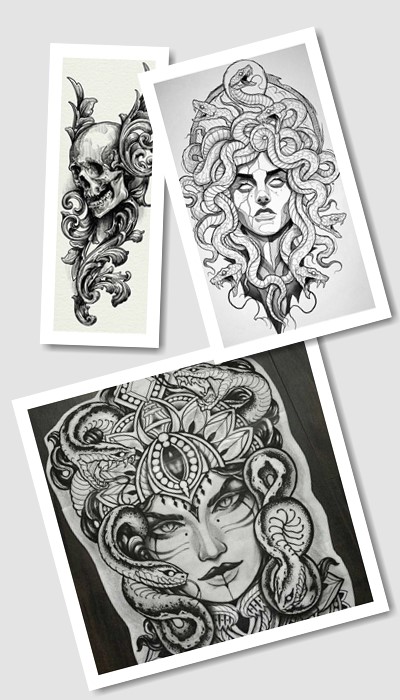 ескізи тату на передпліччя