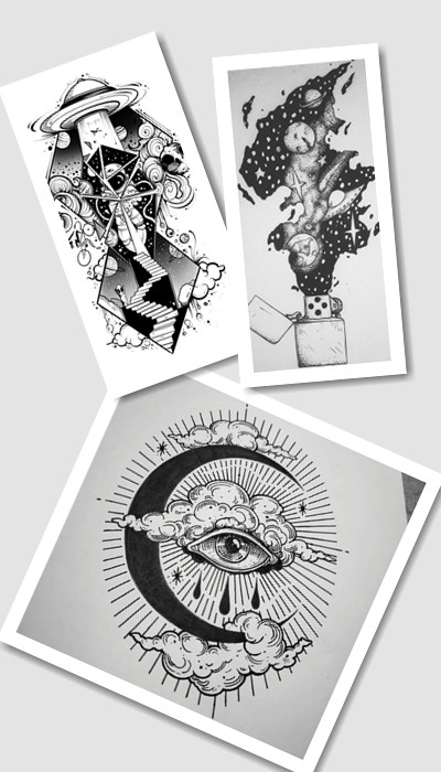 стиль ескізів тату на передпліччя