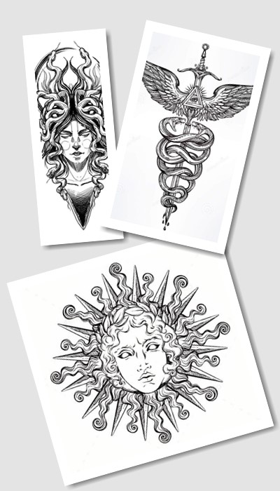 стиль ескізів татуювання на передпліччя