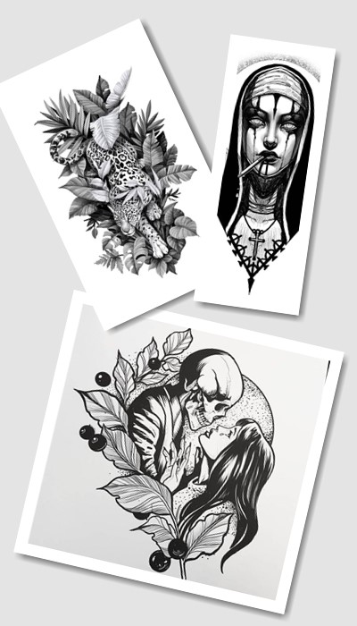 ескізи на передпліччя тату 