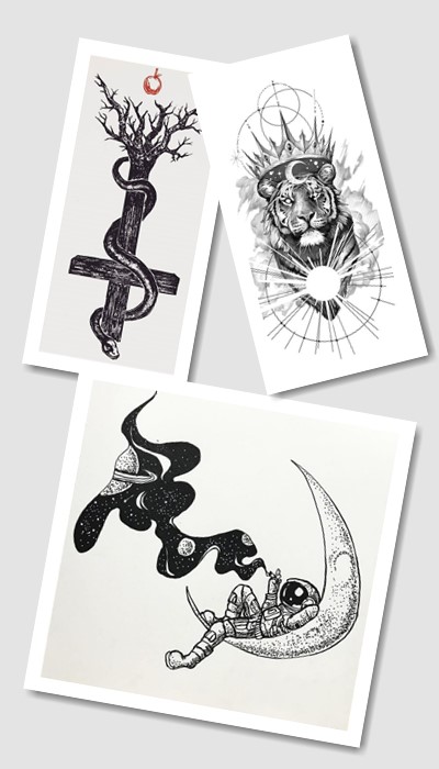 кому підійде ескіз на передпліччя татуювання 