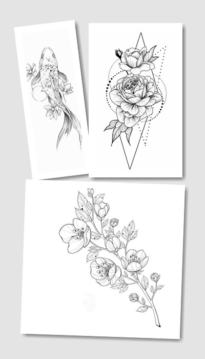 красиві ескізи тату для дівчат