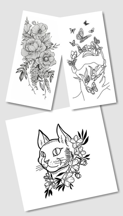 стиль ескізів тату для дівчат