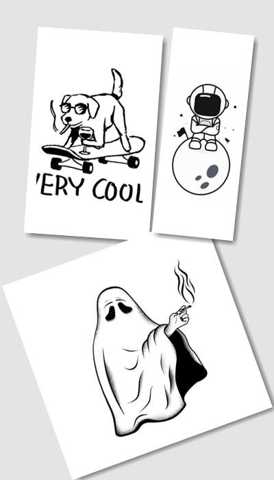 прості ескізи татуювання 