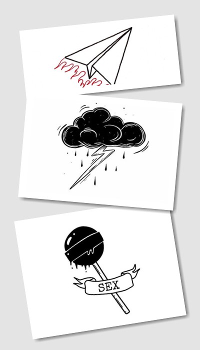 прості ескізи тату 