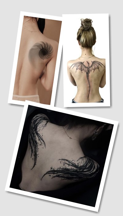 татуювання на на спині жіночі у Києві