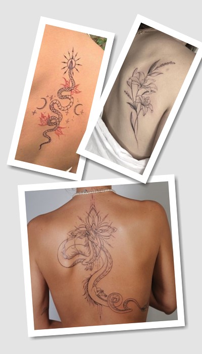 значення тату на на спині жіночі