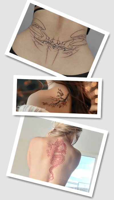 що означає татуювання на на спині жіночі