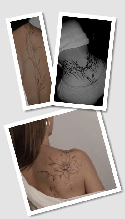 ідеї татуювання на на спині жіночі