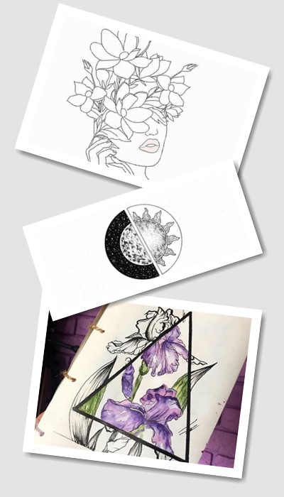 стилі ескізів татуювання для дівчат