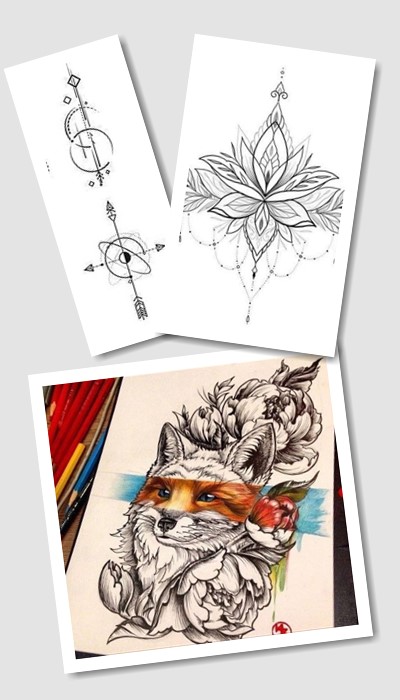 кому підійде ескіз татуювання для дівчат