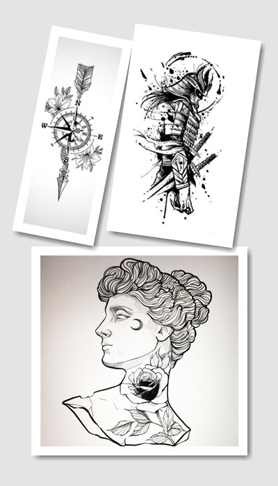 кому підійде ескіз татуювання на руку