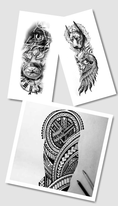 ескізи татуювання рукава 