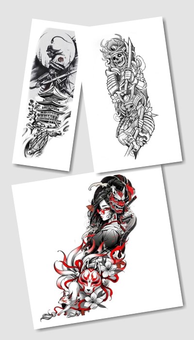 стилі ескізів тату японські